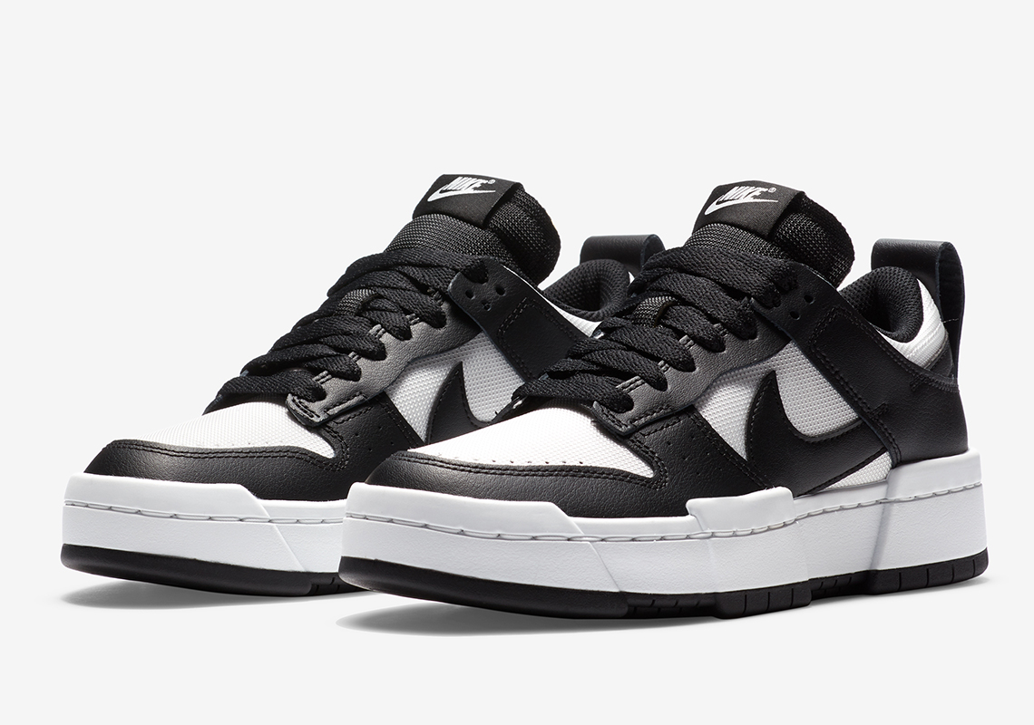 Nike Dunk Low Disrupt Womens White Black 3