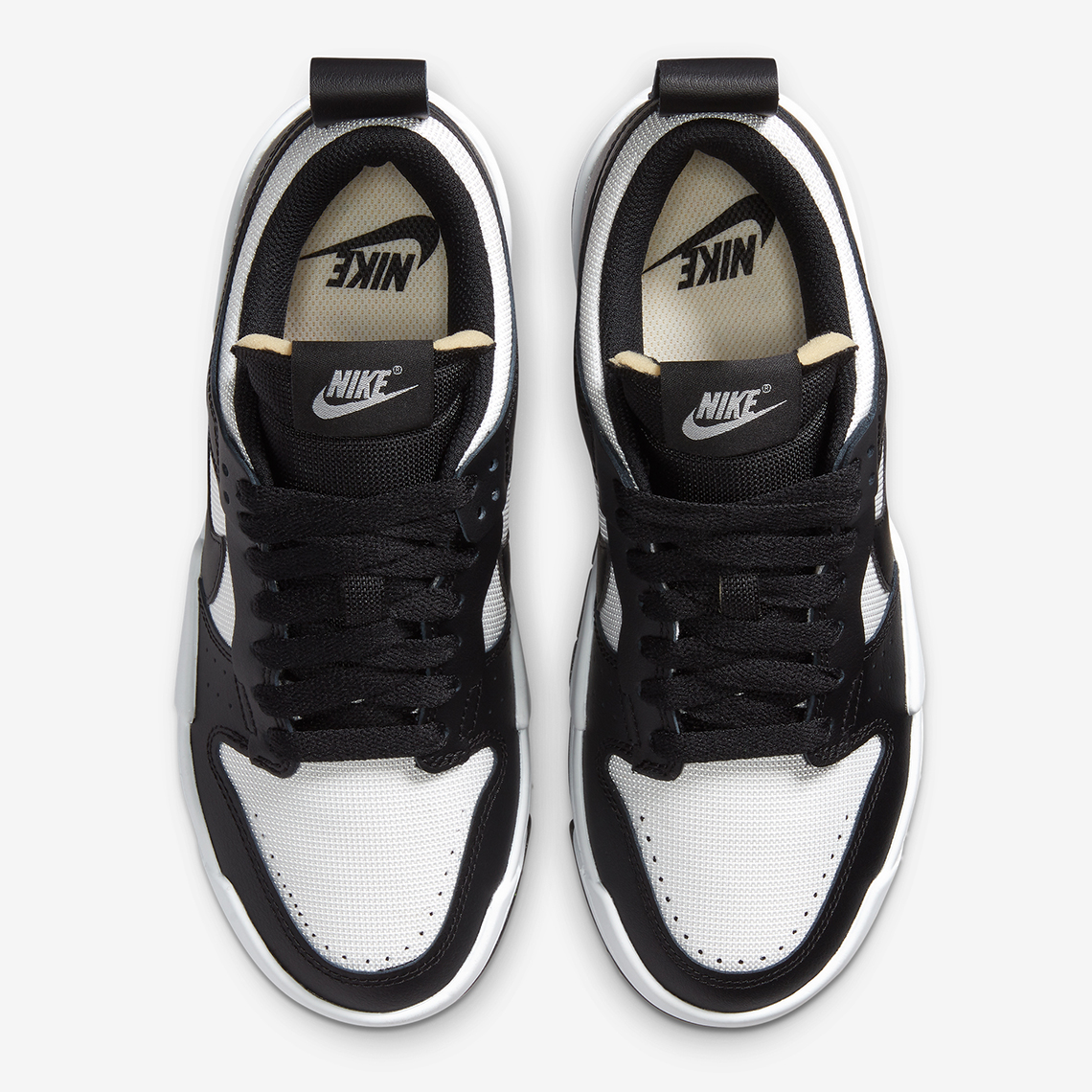 Nike Dunk Low Disrupt Womens White Black 8