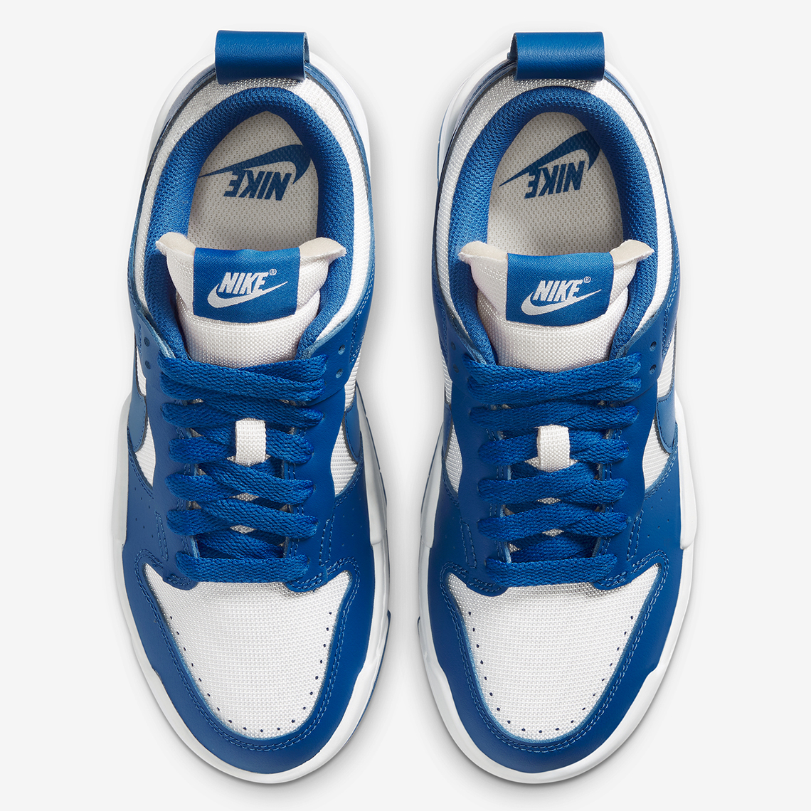 Nike Dunk Low Disrupt Womens White Royal Blue 8