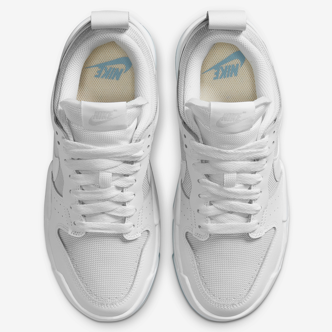 Nike Dunk Low Disrupt Womens White White 8