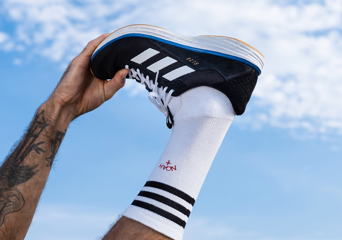 Noah Adidas Sl 72 Black Blue 2