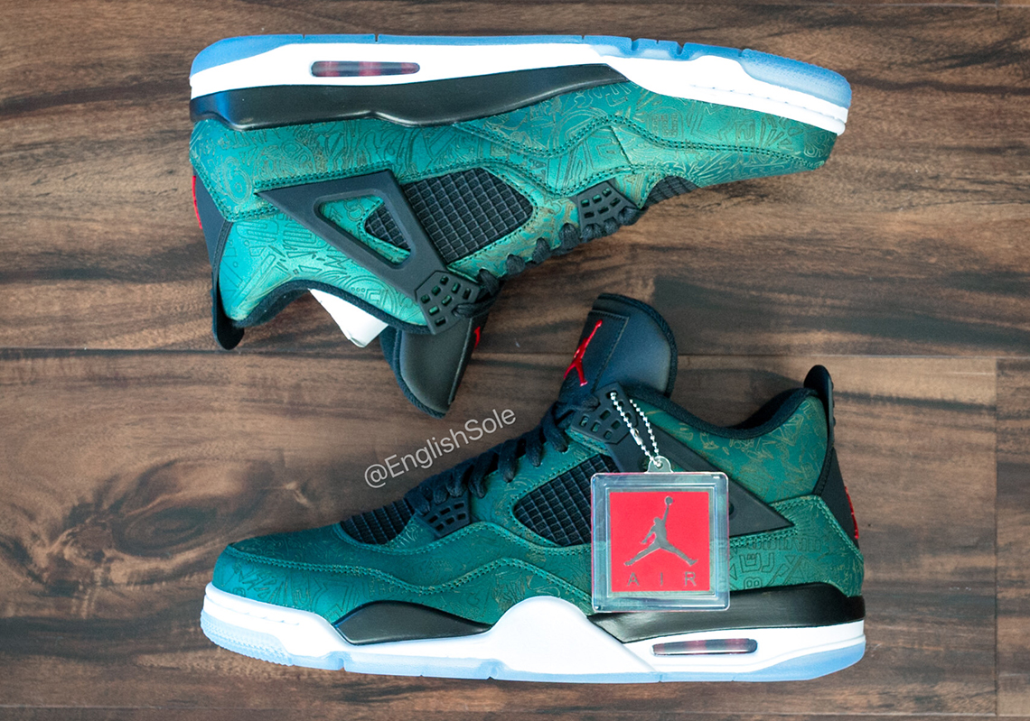 Air Jordan 5 Green Laser Pe Photos 1