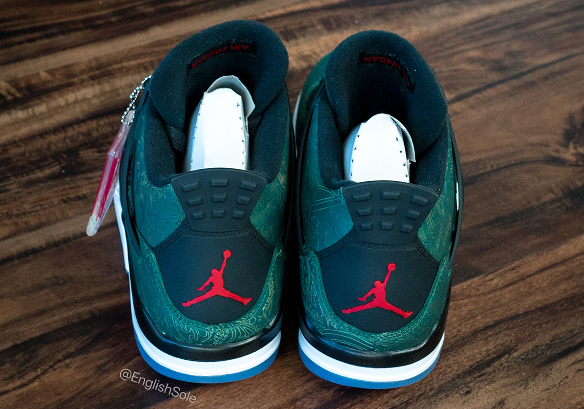 Air Jordan 5 Green Laser Pe Photos 4