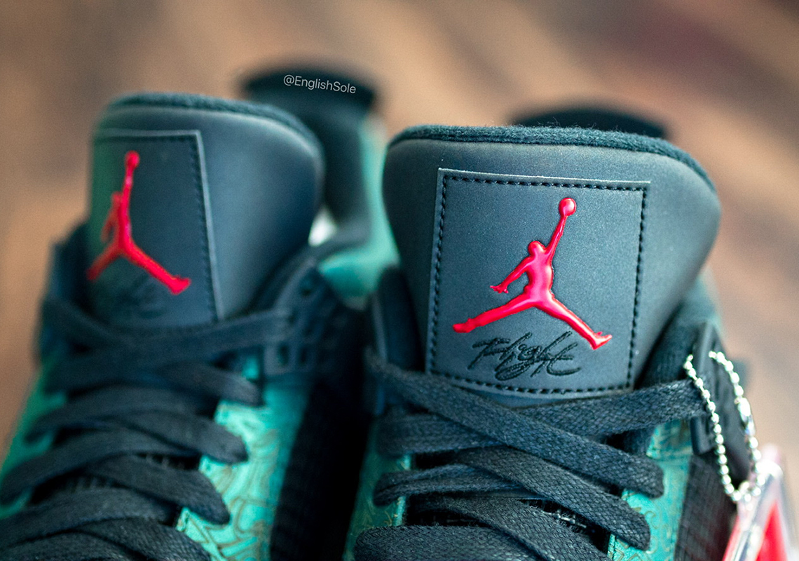Air Jordan 5 Green Laser Pe Photos 8