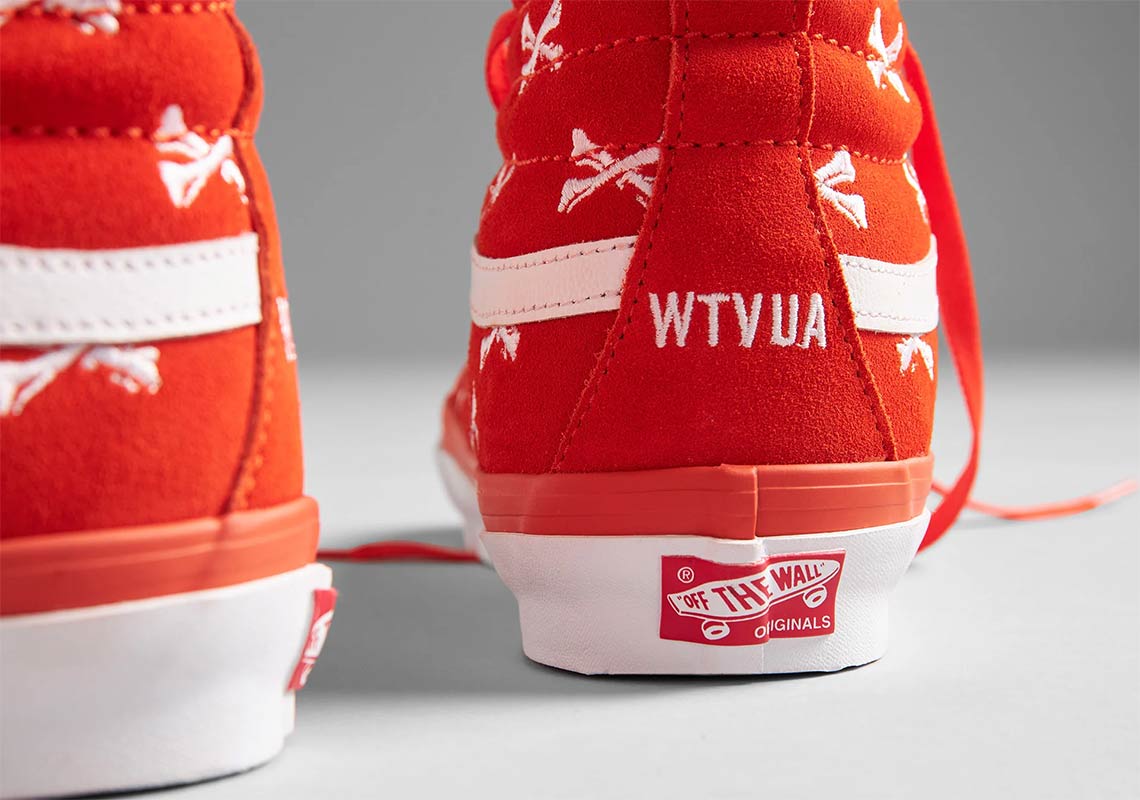 Wtaps Vans Sk8 Hi Bones 2020 Red Release Info 6