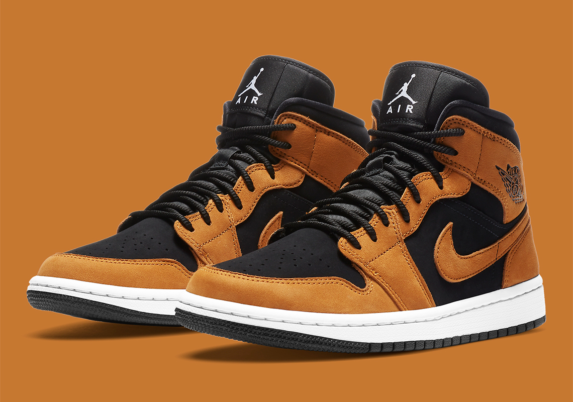 Air Jordan 1 Mid Gets The Seasonal "Wheat" Look