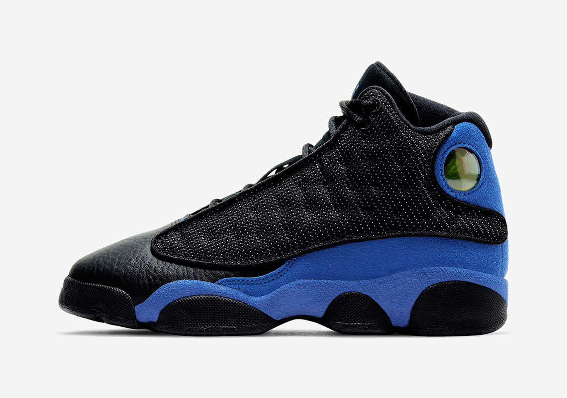 Air Jordan 13 Black Hyper Royal Gs 884129 040 1