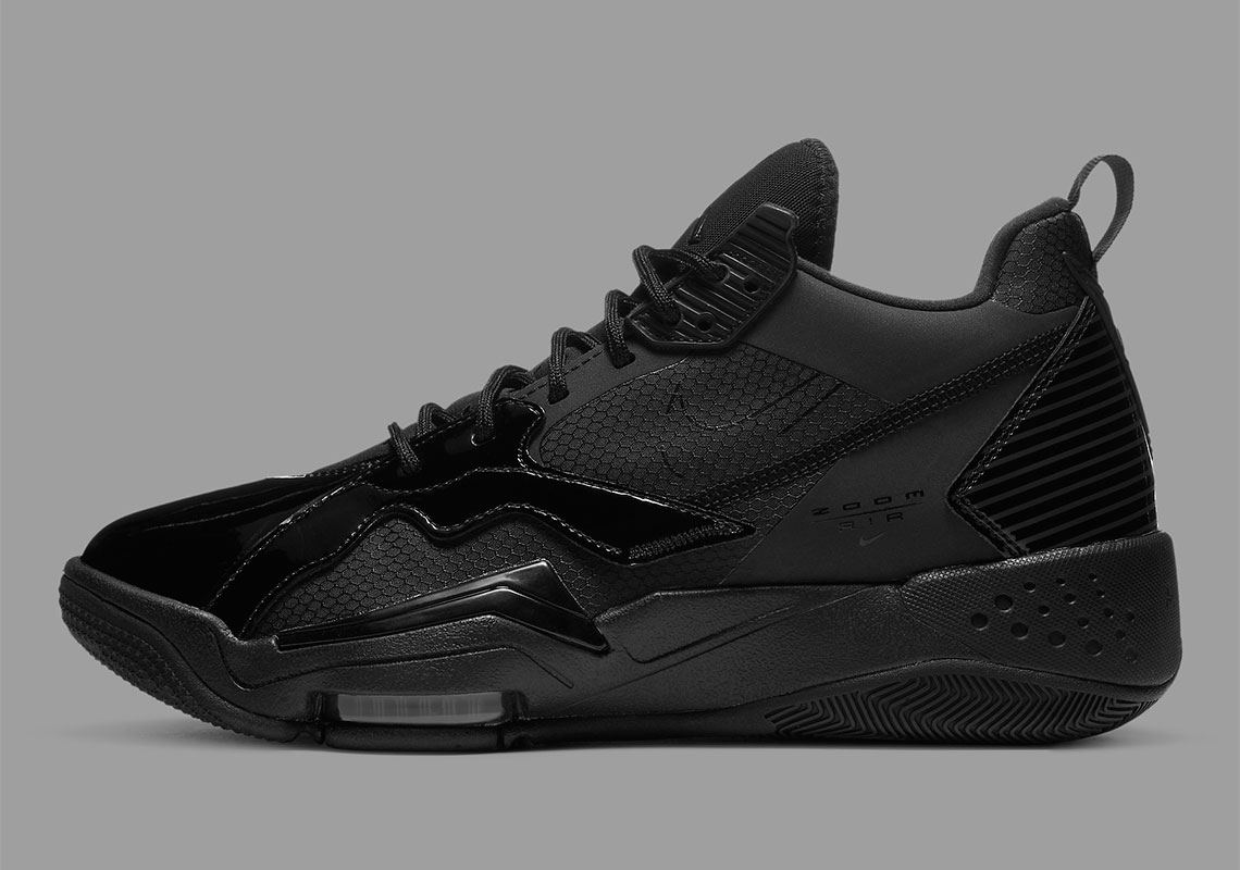 The Jordan Zoom ’92 Goes “Black Cat” With Patent Leather