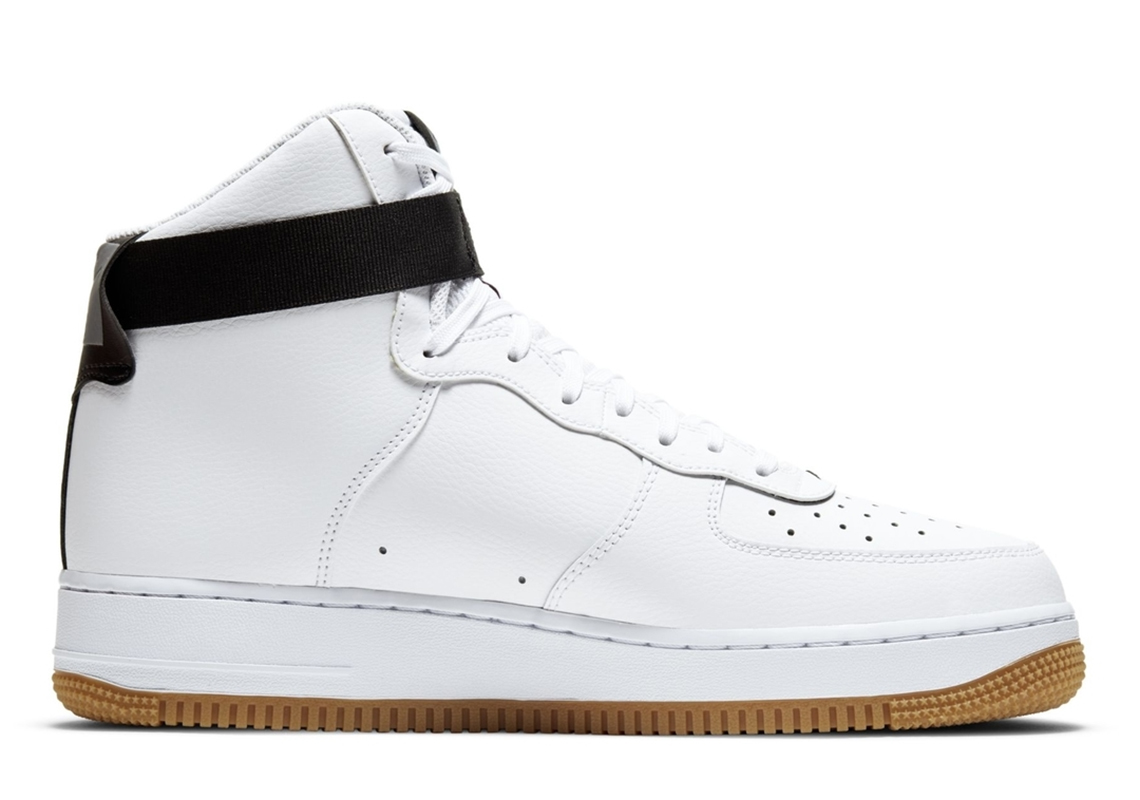 Nba Nike Air Force 1 High White Gum 5