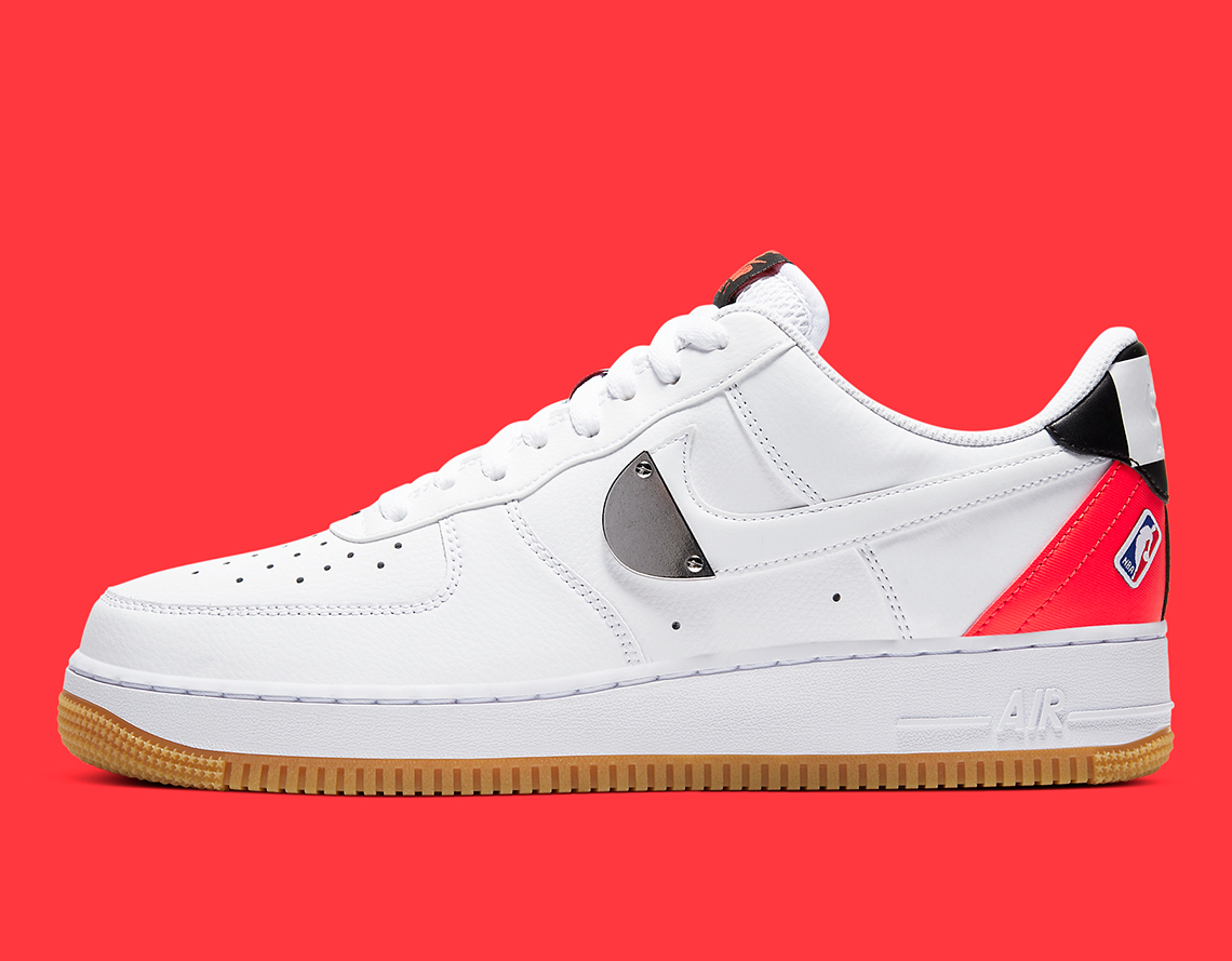 The Nike Air Force 1's Tribute To Banned NBA Accessories Continues With White And Gum