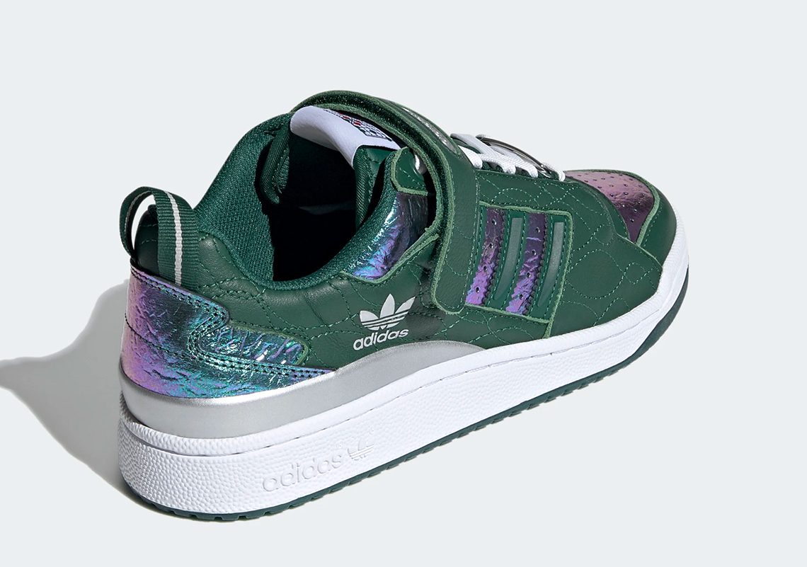 Adidas Forum Low Xiangqi Dark Green Cloud White H04198 7
