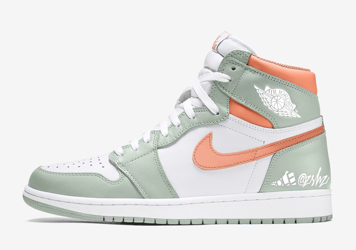 The Air Jordan 1 Retro High OG “Seafoam/Healing Orange” Is Dropping Summer 2021
