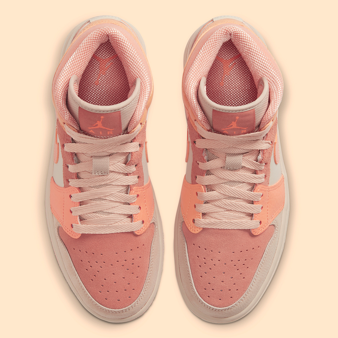 Air Jordan 1 Mid Dh4270 800 Apricot Orange Apricot Agate Terra Blush 3
