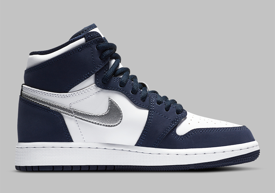 Air Jordan 1 Retro High Og Co Jp Midnight Navy Kids Gs 575441 141 3