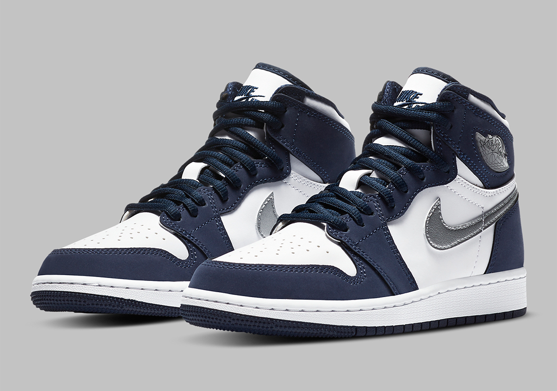 Air Jordan 1 Retro High OG CO.JP "Midnight Navy" Releasing In Kids Sizes
