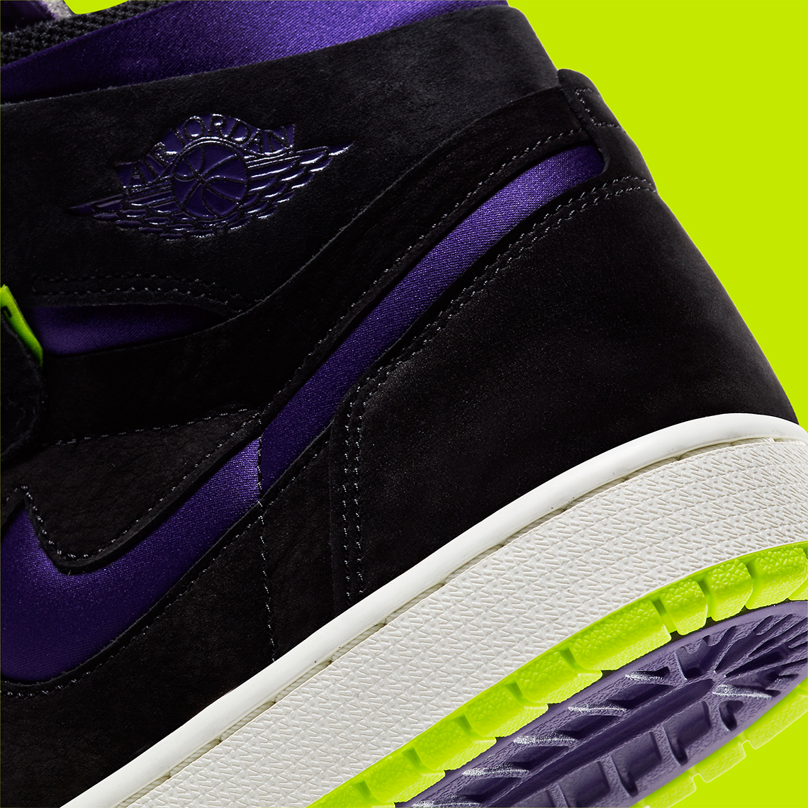 Air Jordan 1 Zoom Black Court Purple Lemon Venom Ct0979 001 1