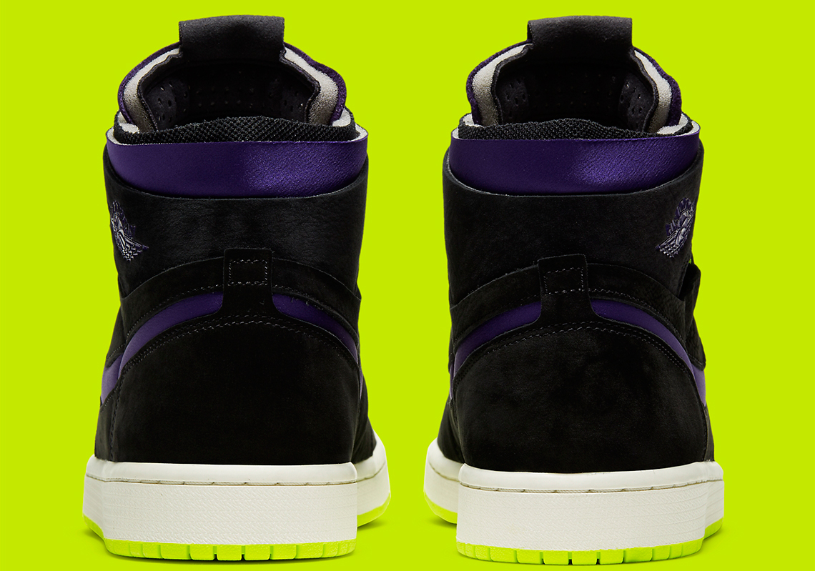 Air Jordan 1 Zoom Black Court Purple Lemon Venom Ct0979 001 8