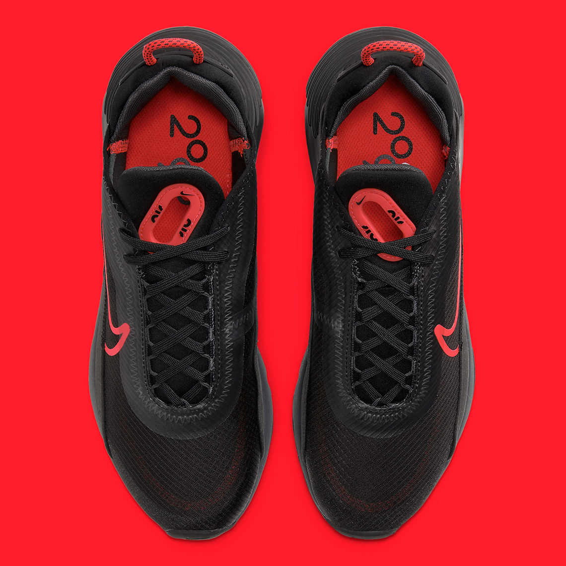 Nike Air Max 2090 Black Anthracite White Radiant Red Ct1803 002 3