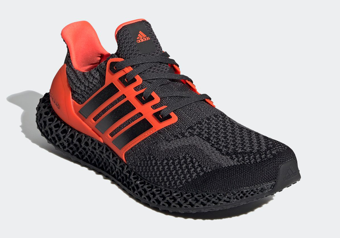Adidas Ultra 4d 5 0 Core Black Solar Red G58159 8