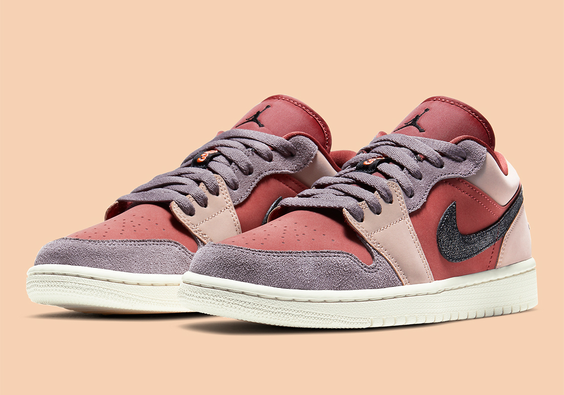 The Air Jordan 1 Low "Canyon Rust" Boasts Multi-Colored Suede Uppers