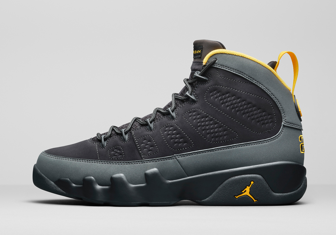 Air Jordan 9 Essential Black Yellow 2021 Ct8019 070 2