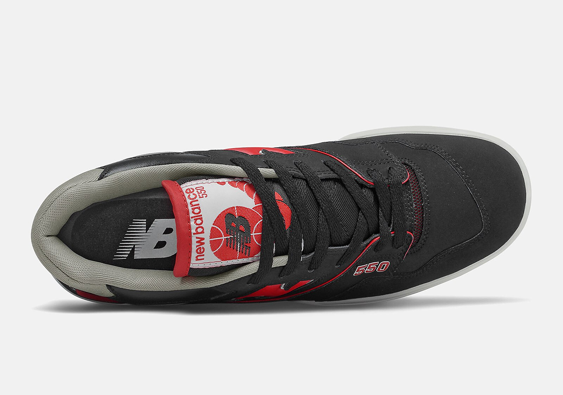 New Balance 550 Black Red Bb550sg1 1 1