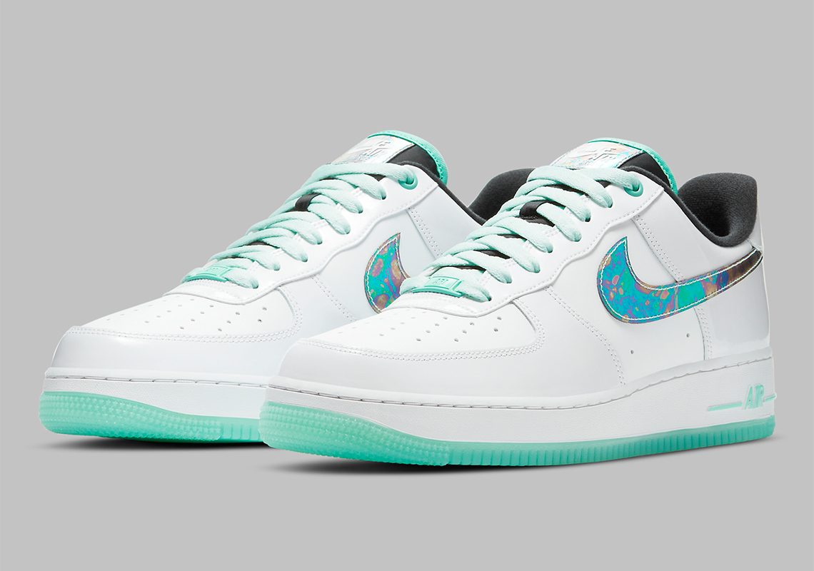 Nike Air Force 1 Low "Abalone" Features Iridescent Swooshes