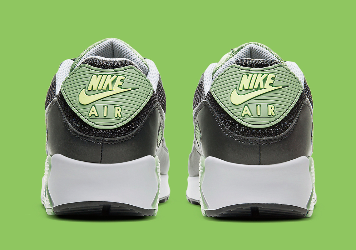 Nike Air Max 90 Oil Green Light Smoke Grey Black Iron Grey Cv8839 300 6