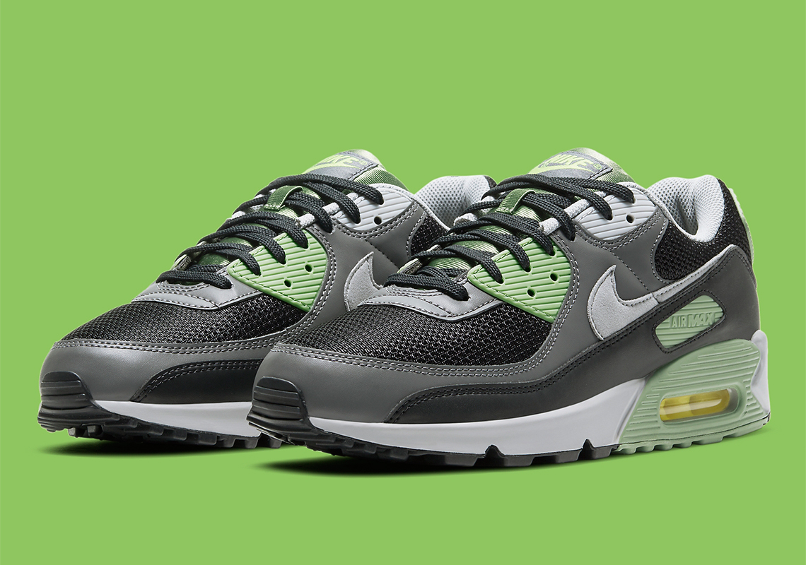Nike Air Max 90 Oil Green Light Smoke Grey Black Iron Grey Cv8839 300 7