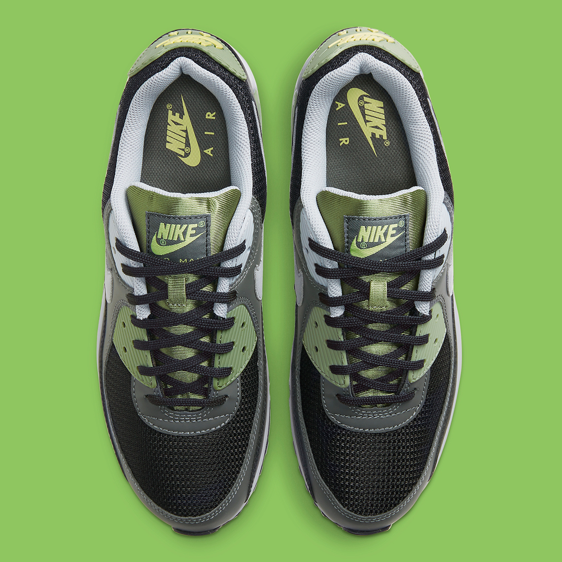 Nike Air Max 90 Oil Green Light Smoke Grey Black Iron Grey Cv8839 300 8