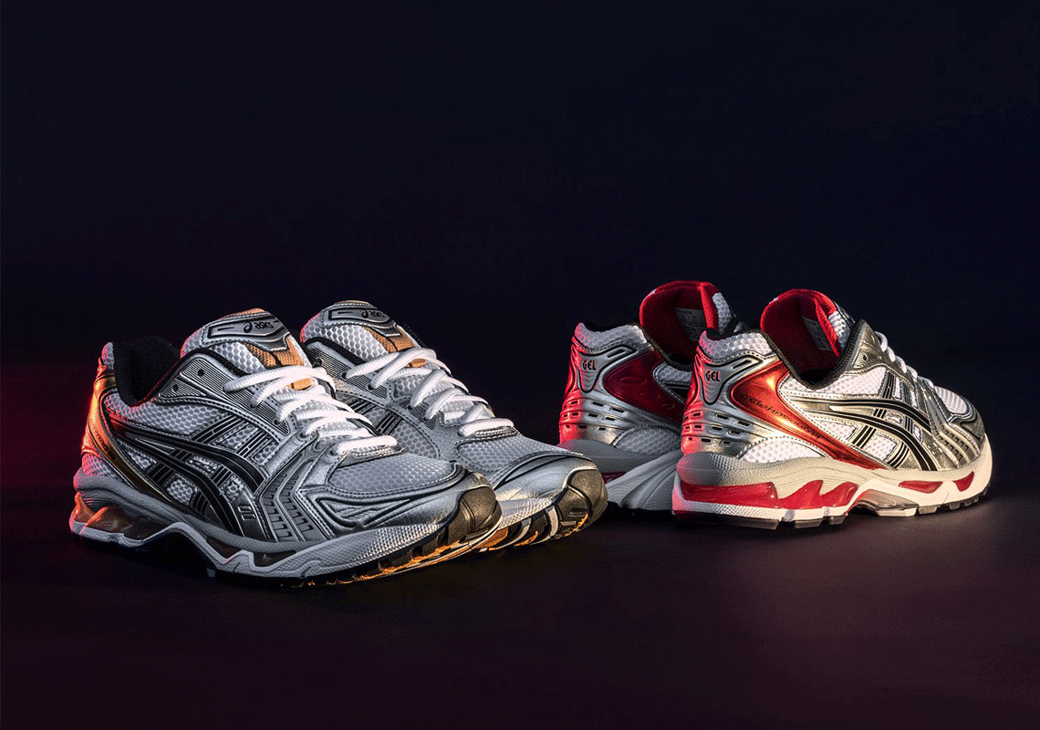 ASICS Adds “Pure Gold” And “Classic Red” To The GEL-Kayano 14