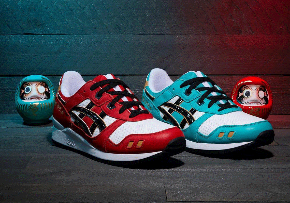 This ASICS GEL-Lyte III Set Is Inspired By Traditional Daruma Dolls