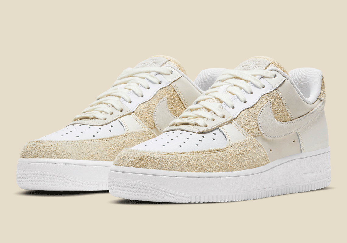This Curiously-Blocked Nike Air Force 1 Sees "Coconut Milk" Uppers