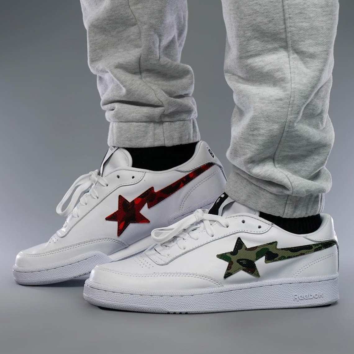 Bape Reebok Club C 3
