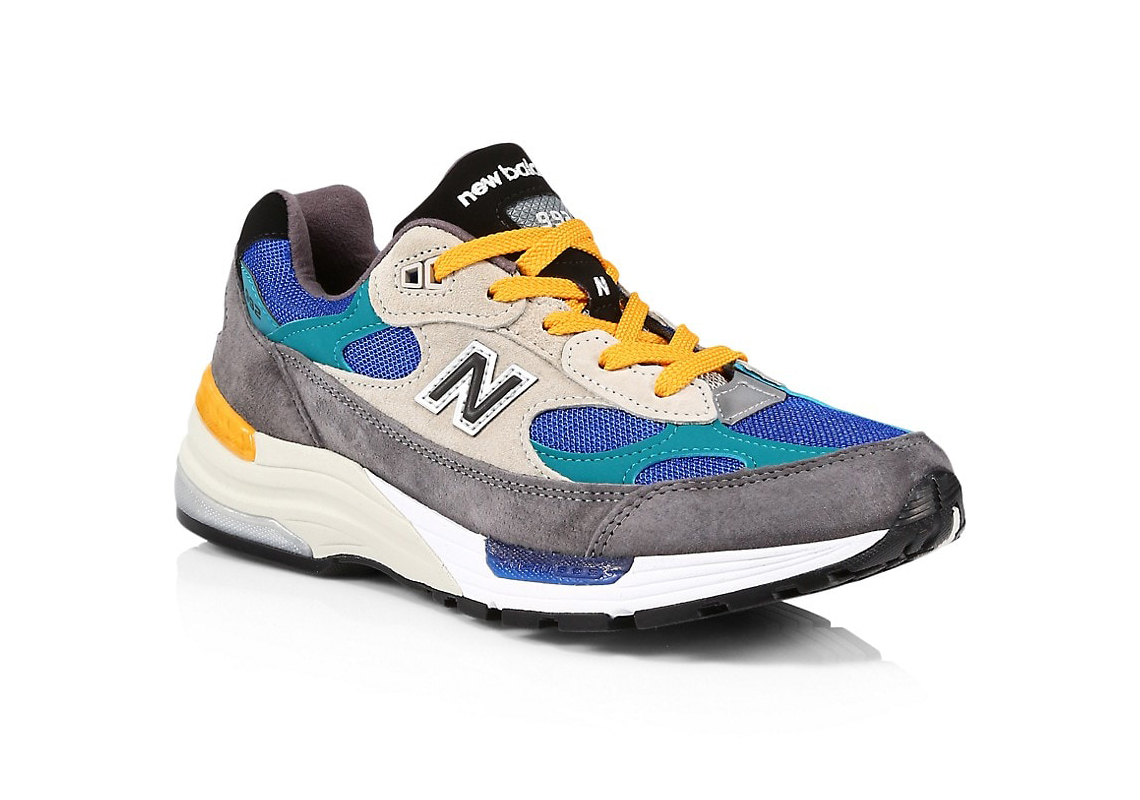 Ew Balance 992 Grey Green Teal Yellow 2