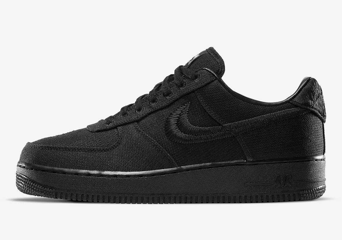 Nike Air Force 1 Low Stussy Black Cz9084 001 2