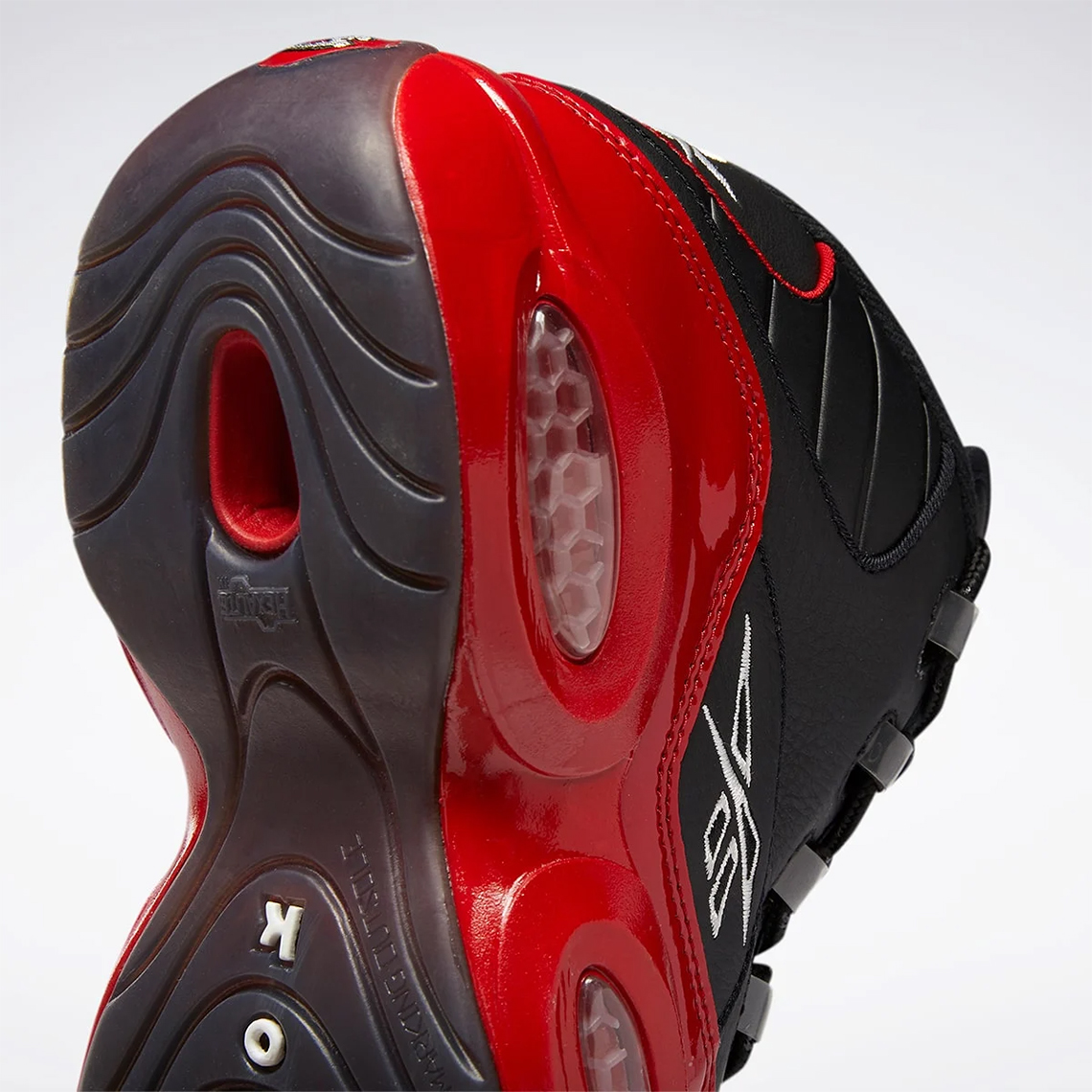 Reebok Question Mid Black Red 76ers G57551 5