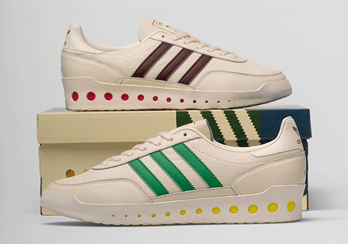 The size? x adidas Trainer PT Honors Liverpool's Legendary Venue Cream