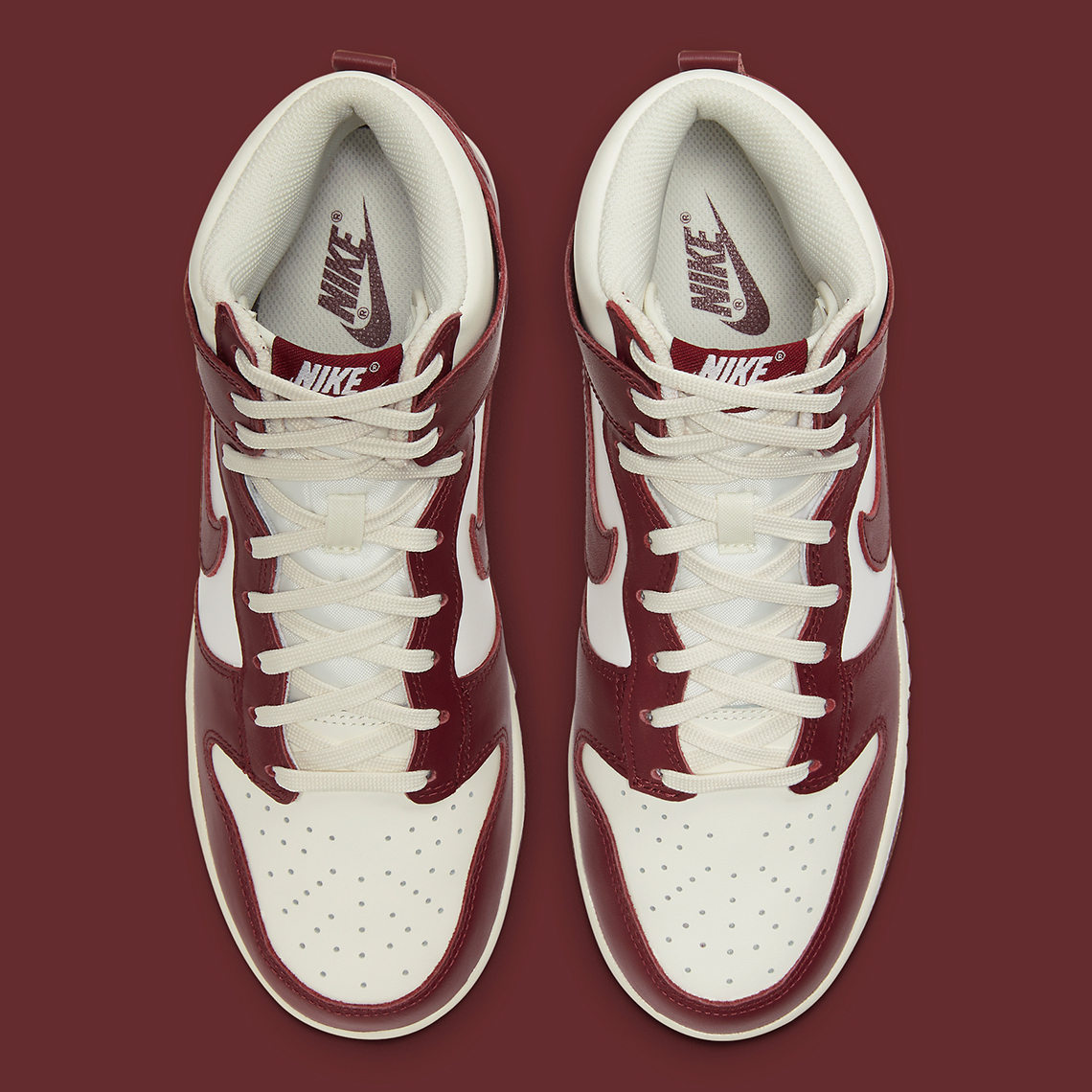 Nike Dunk High Team Red Dd1869 101 3