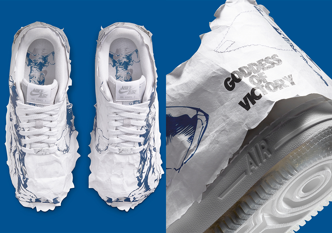 The Nike Air Force 1 Shadow "Goddess Of Victory" Further Pushes The Double-Wrapped Execution