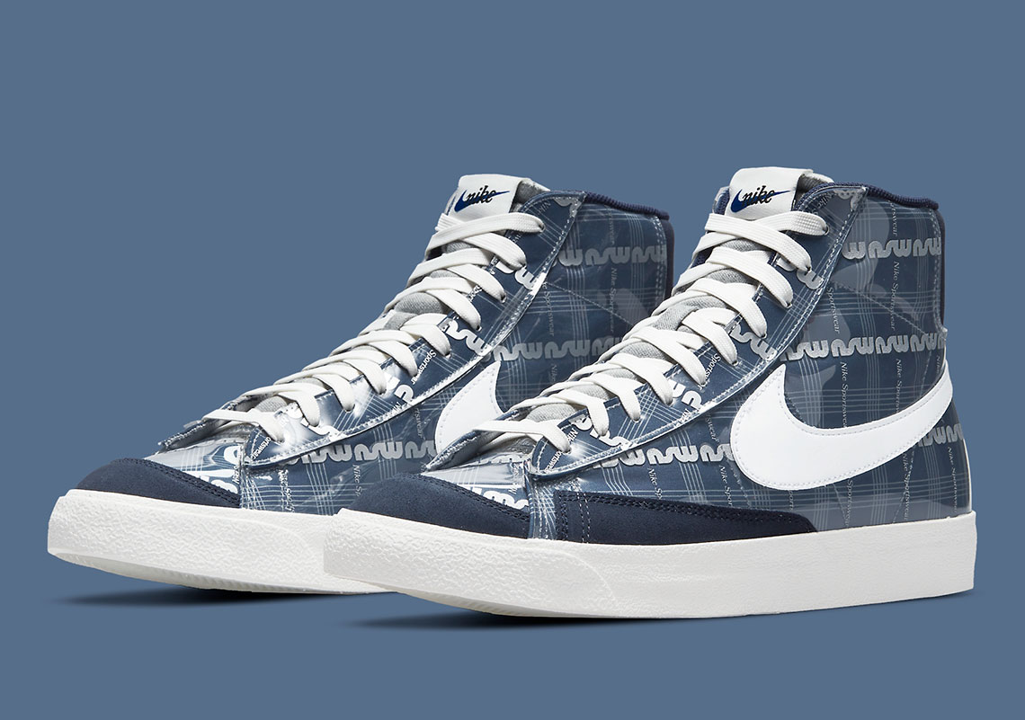 Retro Style Logos Appear On The Nike Blazer Mid ’77
