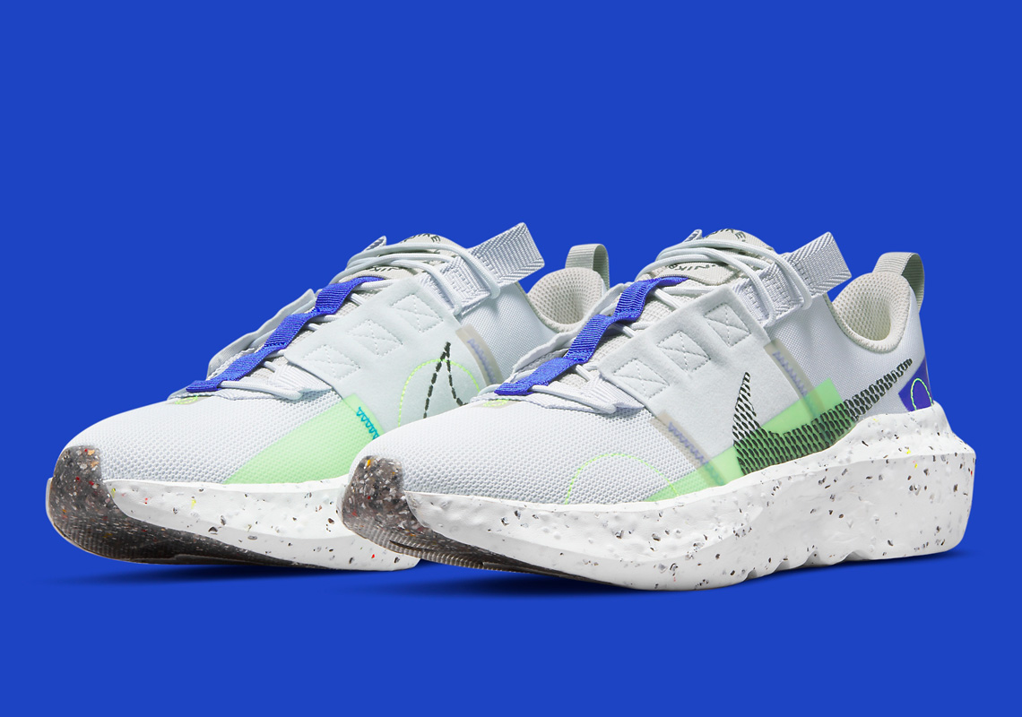 The Nike Crater Impact Appears With Faint "Scream Green" Accents