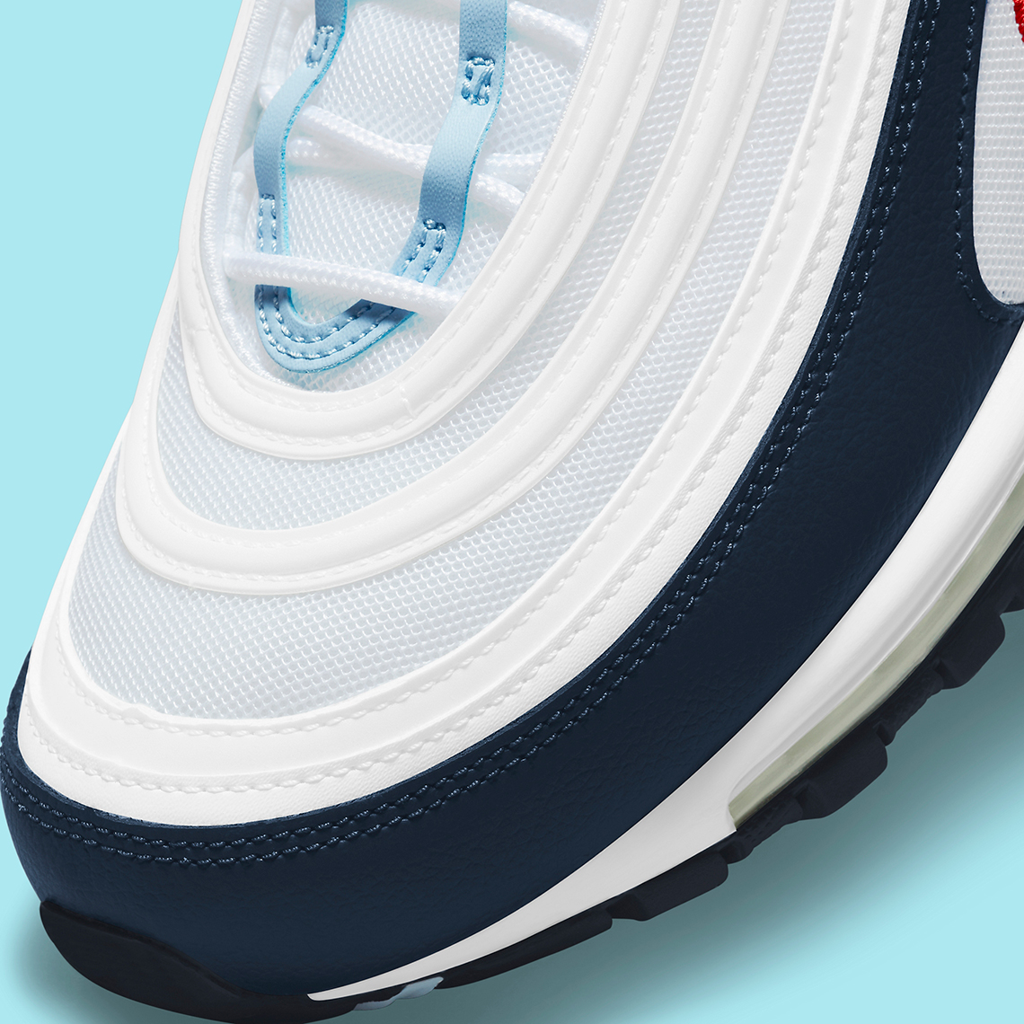 Nike Air Max 97 White Navy Red Dm2824 100 5