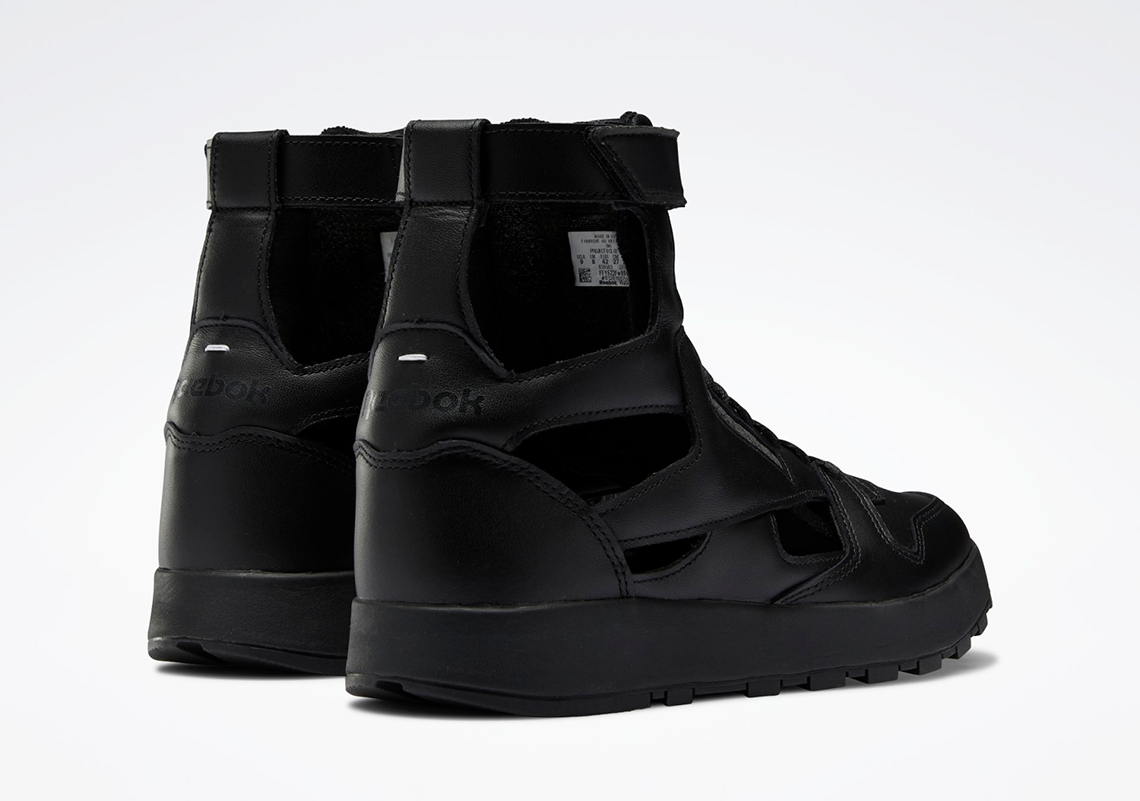 Margiela Reebok Classic Leather Tabi High Black Gx5041 3