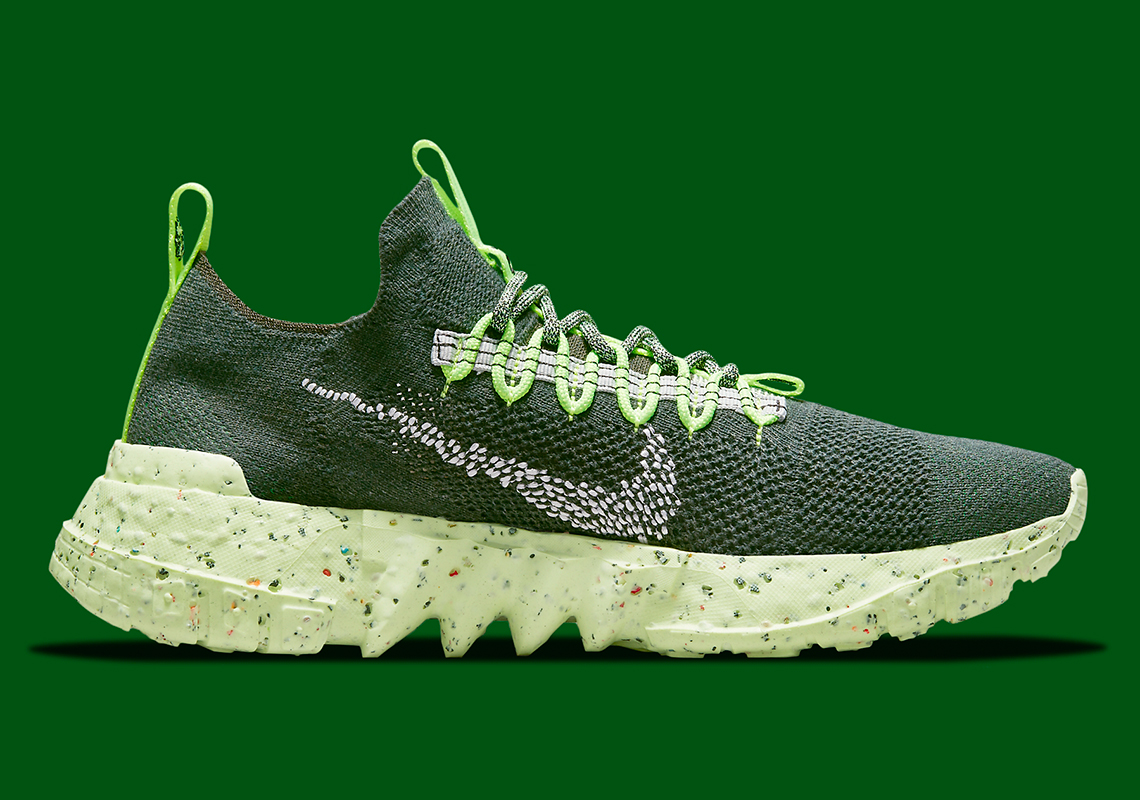 Nike Space Hippie 01 Carbon Green White Electric Green Dj3056 300 5