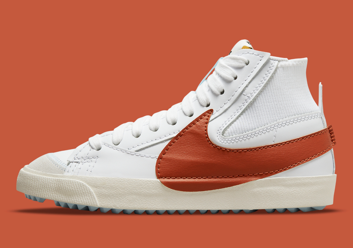 The Nike Blazer Mid ’77 Jumbo Appears With “Dark Russet” Swooshes