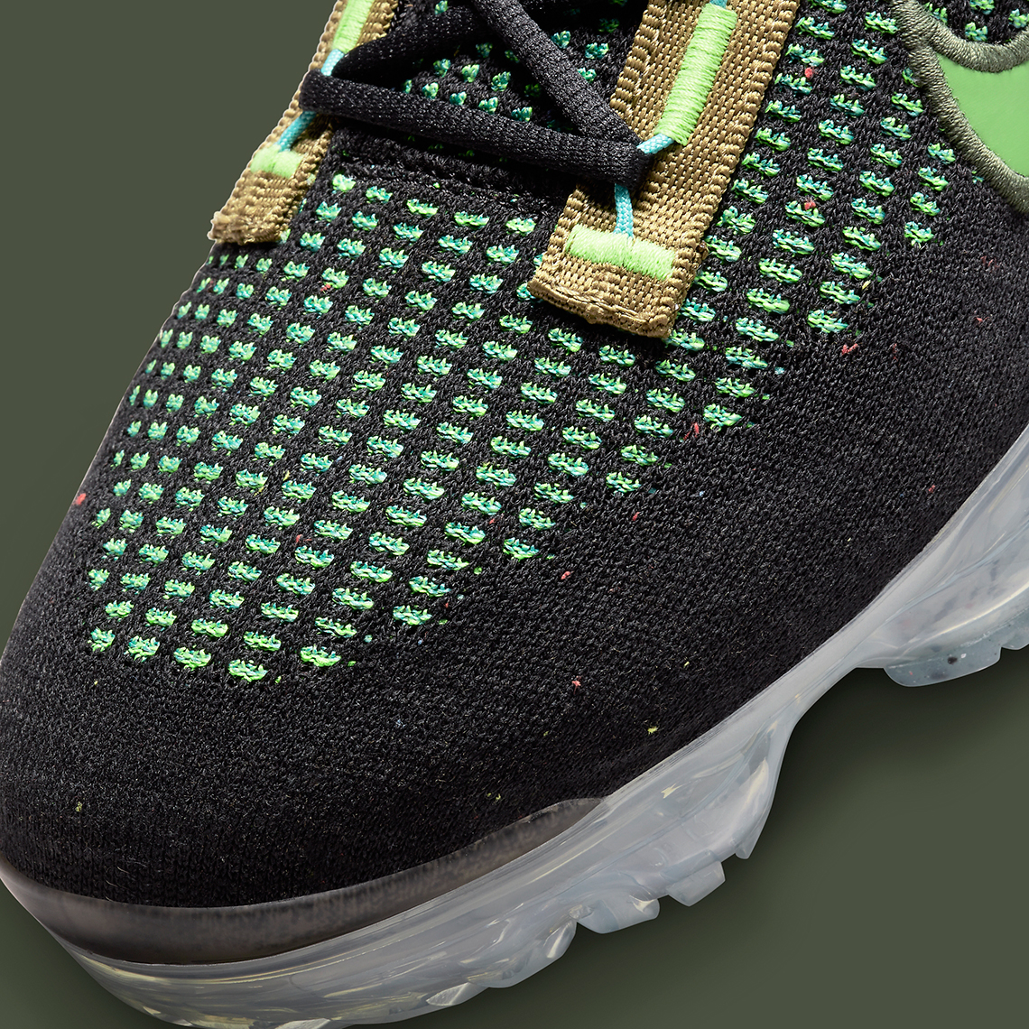 Nike Vapormax Flyknit 2021 Black Olive Dq7640 001 2
