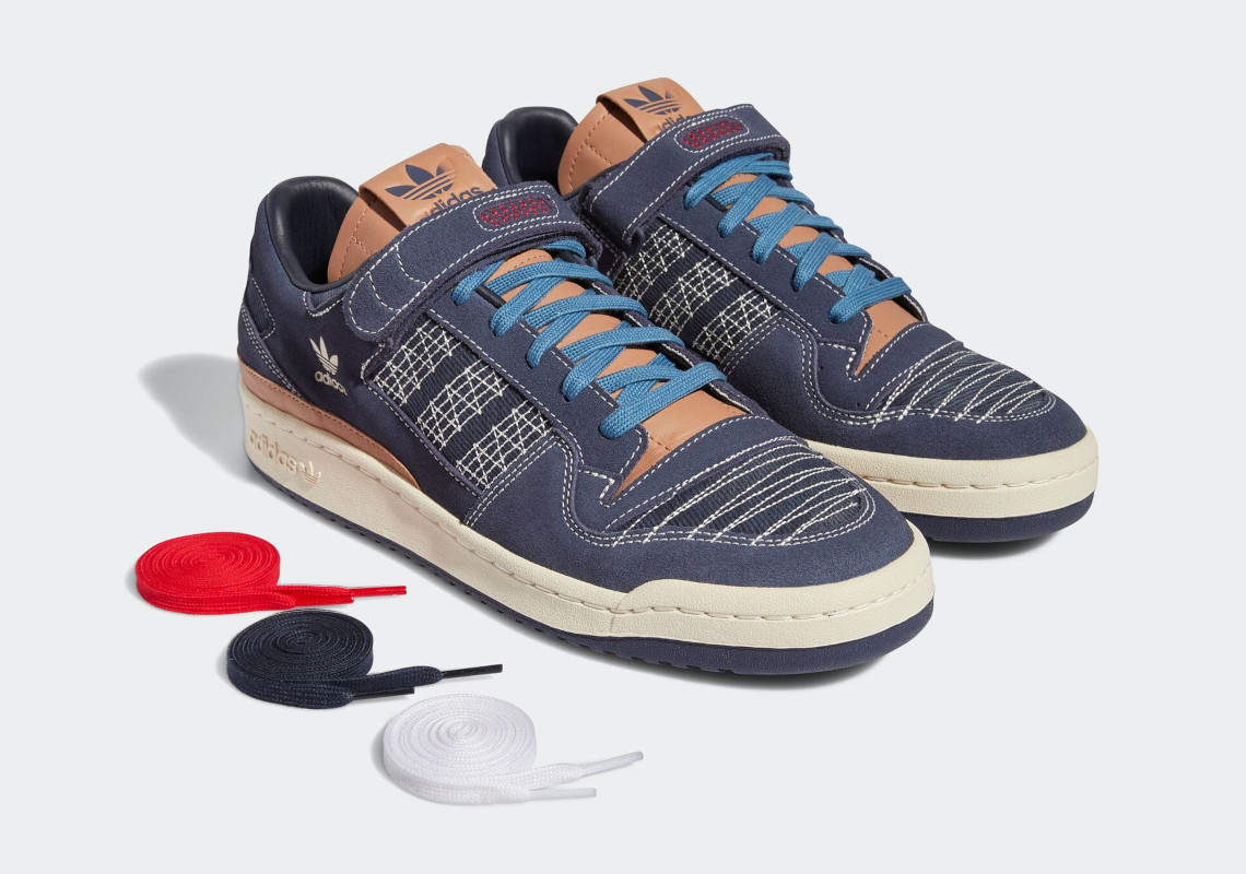 Sashiko Styling Emerges On This Crafty adidas Forum ’84 Low