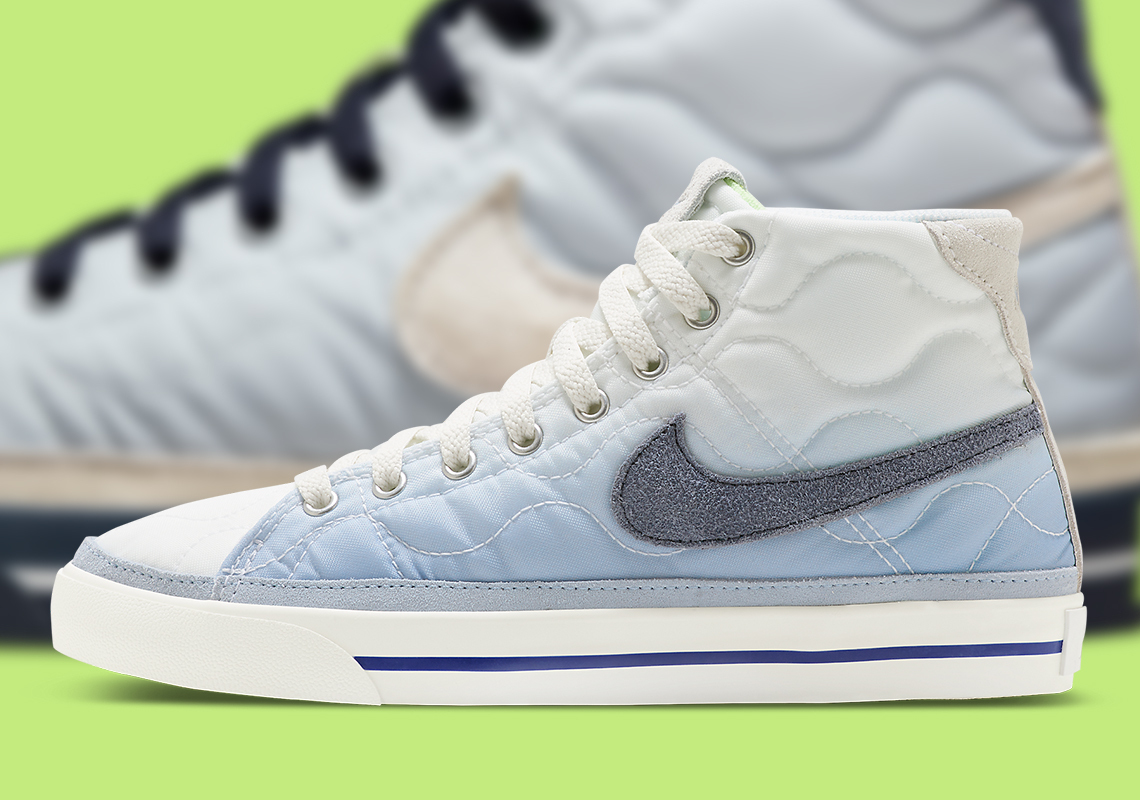 Nike Adds Quilted Panels To The Women’s Court Legacy Mid