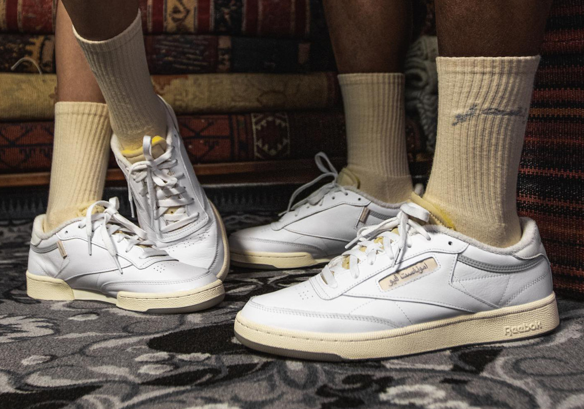 East Meets West Via The amongst few x Reebok "Magic Carpet" Club C 85